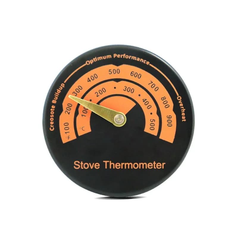 Thermometer for fireplace magnetic stove thermometer for stove thermometer for wood stove pipes and pellet stove