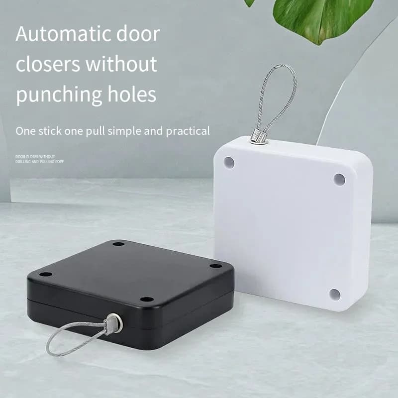 Chiudiporta automatico senza punzonatura Chiudiporta con cavo di trazione Chiudiporta con superficie regolabile Tipo di staffa di arresto della porta Chiudiporta automatico