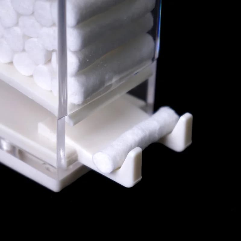 1000 pcs Disposable Cotton Rolls Medical Surgery for Tooths, Cotton Rolls for Cleaning and Whitening Tooths, High Absorption Dentistic Material