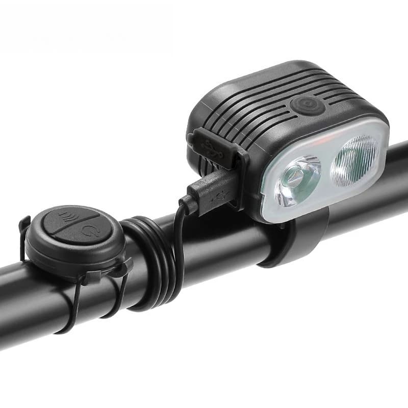 Luci clacson per bicicletta, mountain bike, bici da strada, luci anteriori, luci di guida notturne, attrezzature per la guida, pezzi di ricambio, accessori