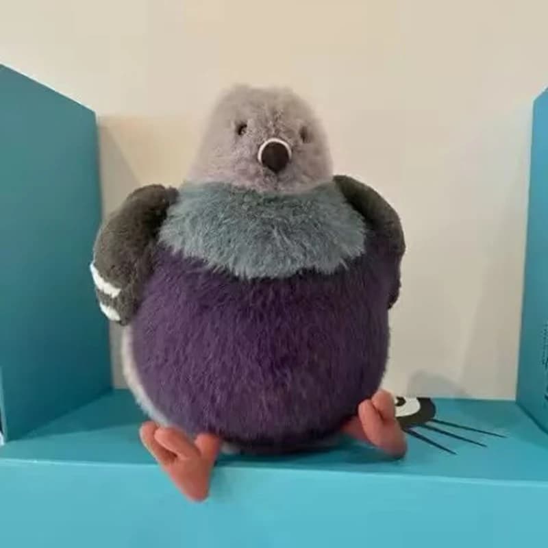 23 centimetri Piccione Grasso Peluche Del Giocattolo Del Fumetto Soffice Uccello Bambola Regalo Di Natale Bambola Pet Compagno Giocattolo Ornamenti Regalo Di Compleanno Di Natale