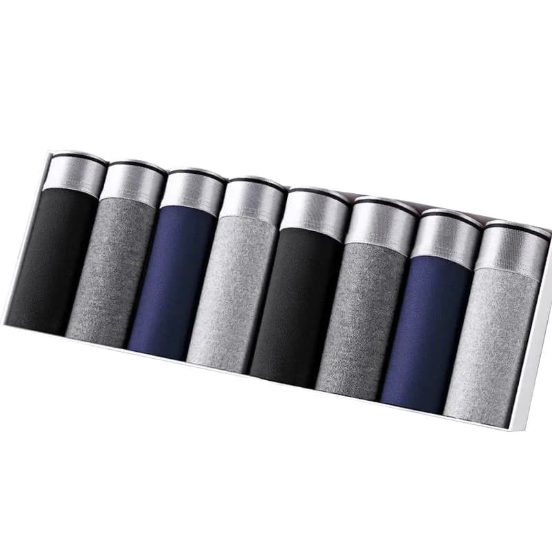 8 pezzi intimo da uomo mutandine da uomo boxer traspirante boxer maschile sexy mutande solide comode biancheria intima da uomo taglie forti