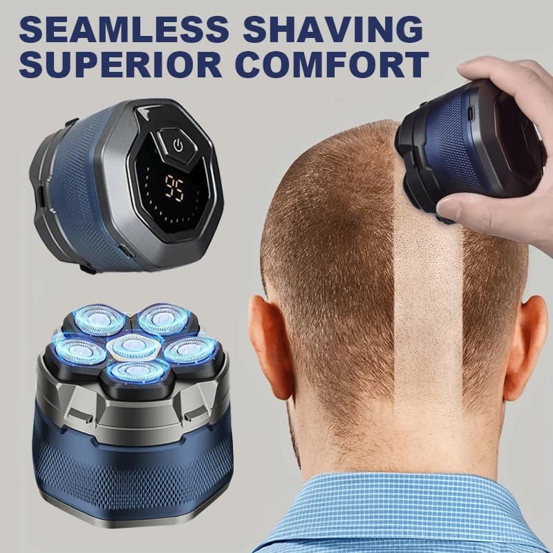 Electric Shavers for Men Calve Magnetic Shaver 6D Haircut Rechargeable LED Display Waterproof Shaving Shavers Haircut