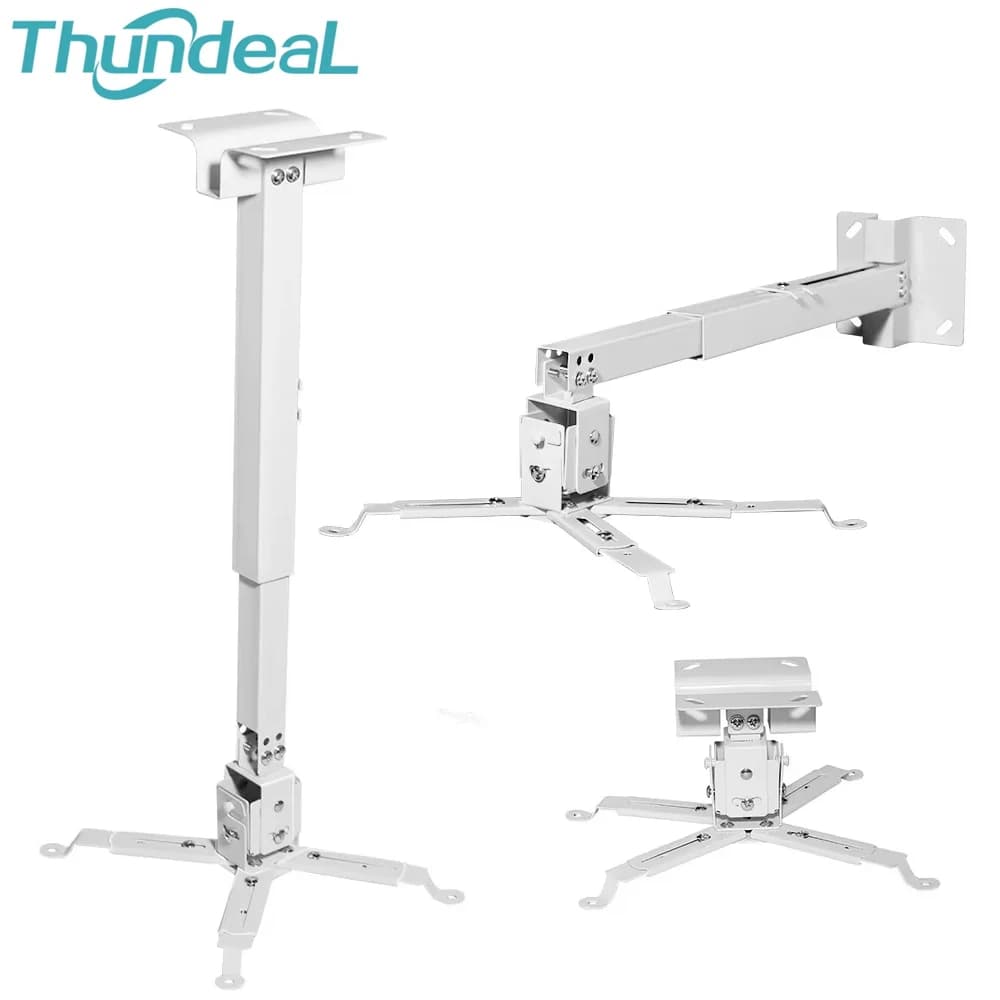 Supporto Universale per Proiettore TD98W TDA7W TD98Pro, Supporto a Soffitto e a Parete Full HD, Staffa di Sospensione