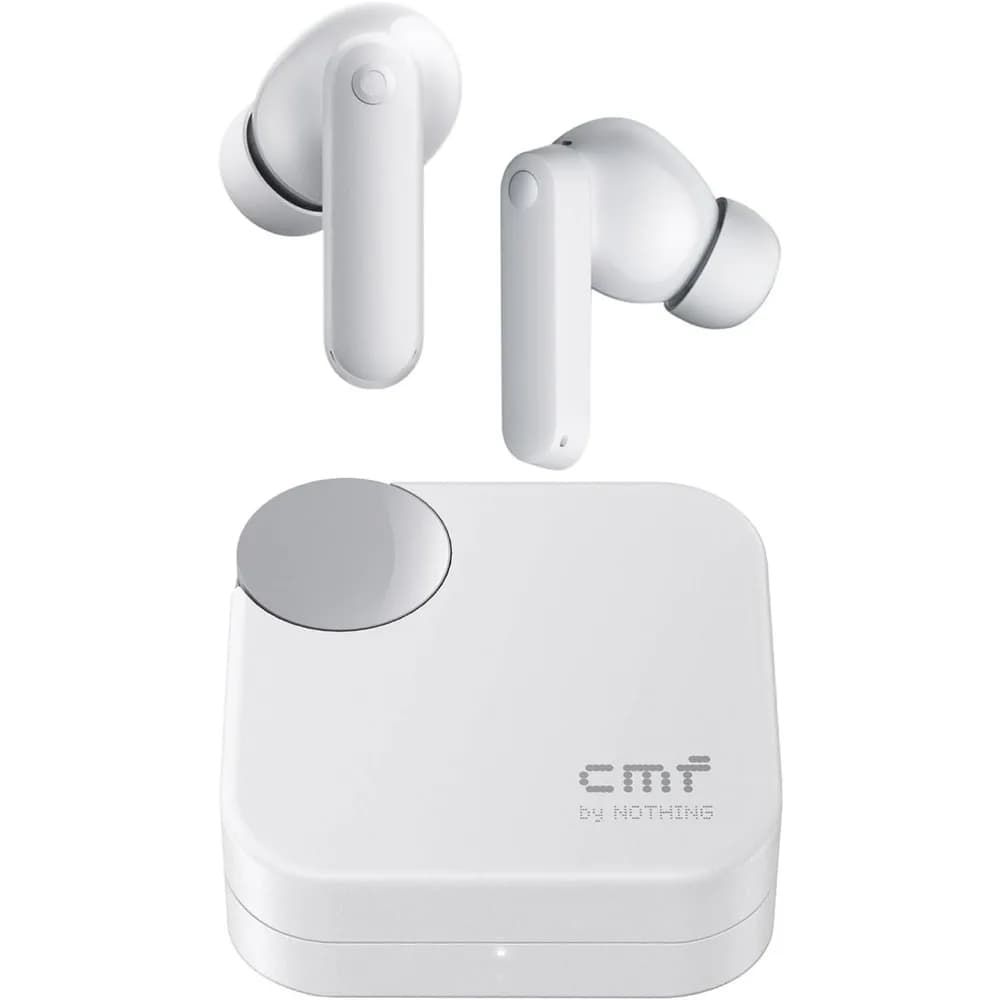 Earbuds with 42dB ANC, 12.4mm Driver, 4 Mic, Ideal for Sports & Big Devices, Light Grey