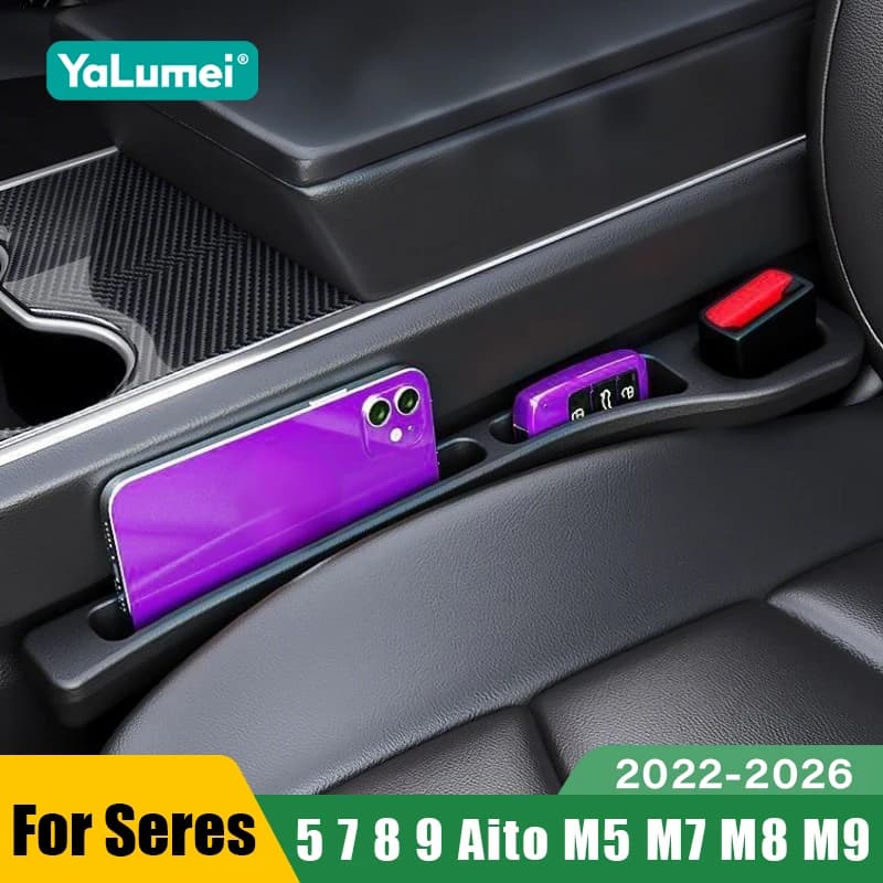 For Seres 5 7 8 9 Aito M5 M7 M8 M9 2022 2023 2024 2025 2025 2026 2PCS Car seat Loss test strips Gap Filling side stitching Storage