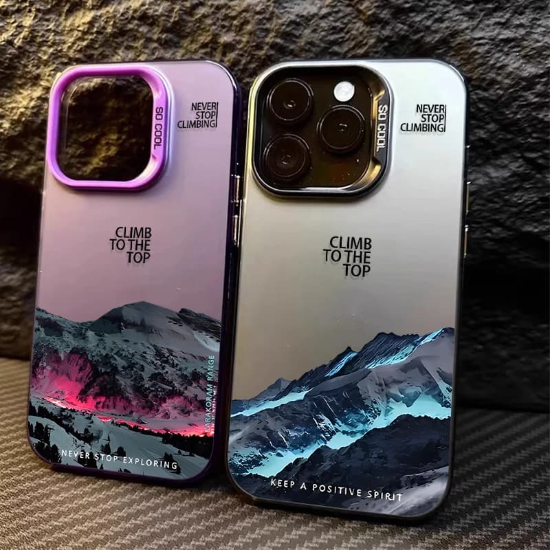 Custodia per telefono aereo Mountain Peak per Xiaomi POCO X7 X6 X5 X3 NFC F7 Ultra F6 F5 Pro F4 F3 GT M5S C65 C75 M3 M4 M5S M6 Pro 4G 5G