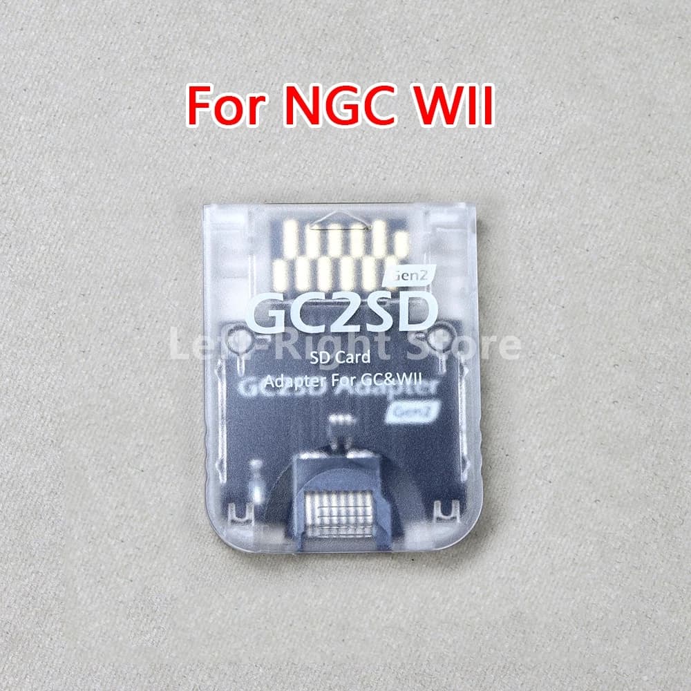 Adattatore RetroScaler GC2SD da GC a scheda SD per console NGC V2.0, adattatore per scheda di memoria TF, lettore di schede SD per console Wii V2 (1 pezzo)