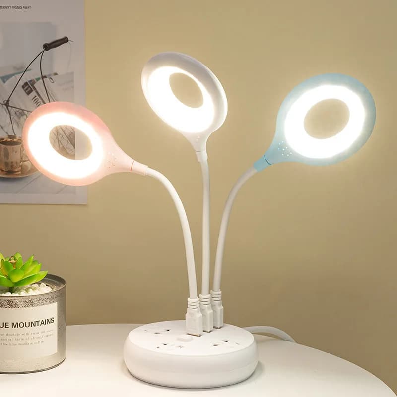LED Table Lamp Portable Night Lamp Desk Lamp libremamente folding Reading Lamp USB Talbe Eye Protection Desk Lamp Energy Saving