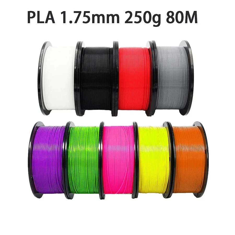 3D Printing Filament PLA 250g Length 80M Diameter 1.75mm FDM Printer Material