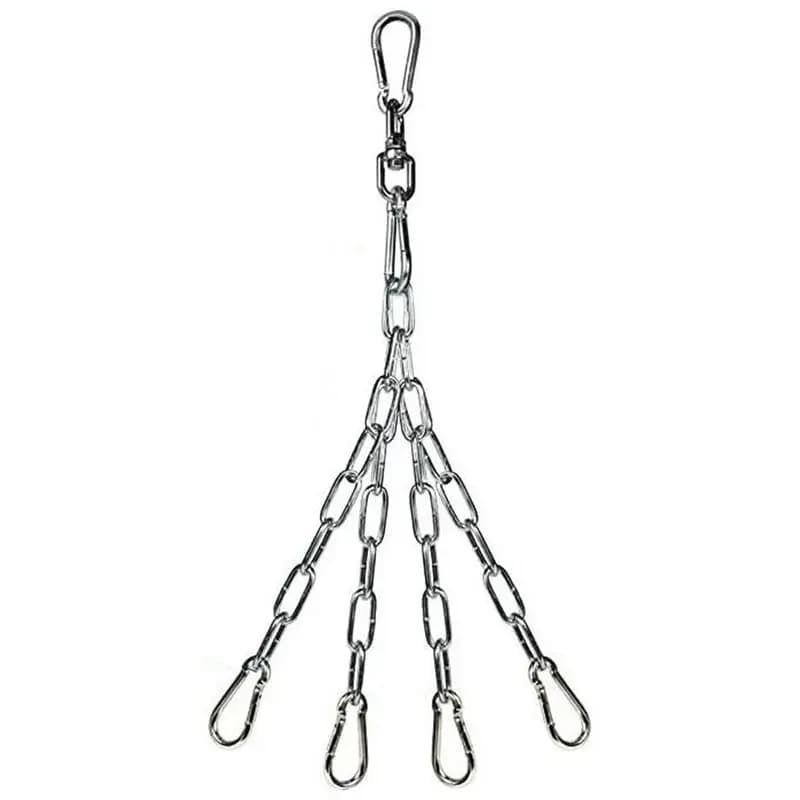 Boxing Chains for Heavy Duty Boxing Bags supports 154 pound metal chains with 360 degree rotating hooks