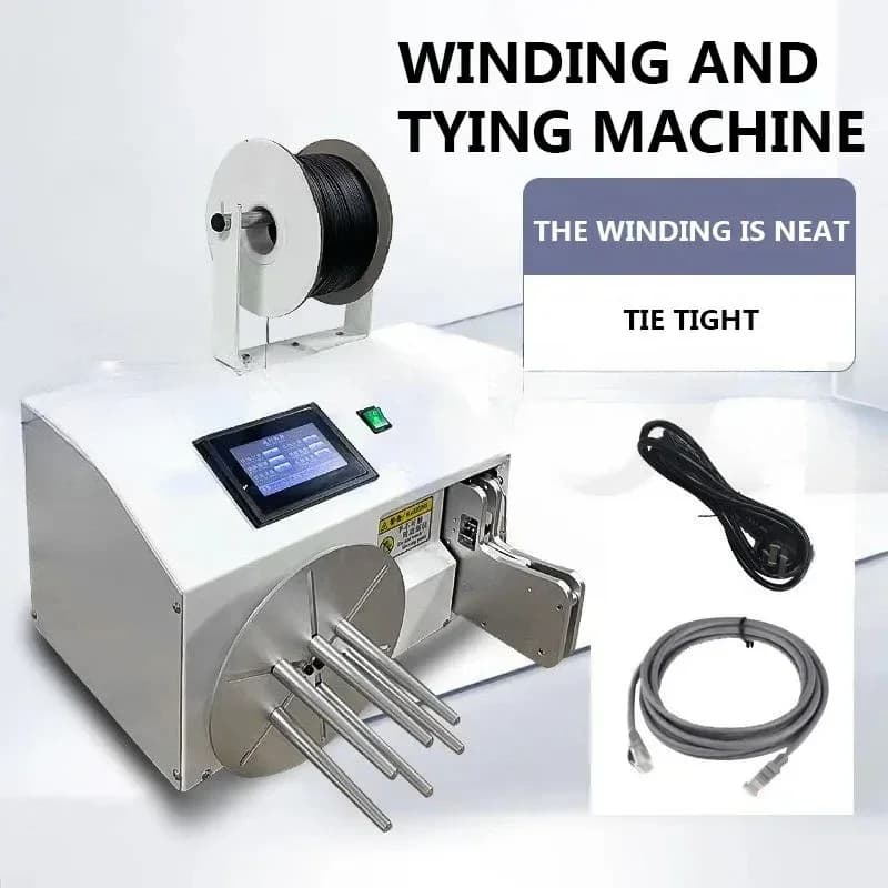 CHKJ 5-30mm Touch Screen Multifunzione Automatico Avvolgicavo Cavo di Alimentazione Cavo Dati Fascetta Avvolgicavo