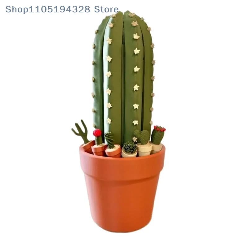 [YA] Set di scacchi in rotolo di cactus in resina stampata in 3D Ornamento da tavolo Pieghevole Kill Time Decor Scacchi Home Office Artigianato Regali stampati