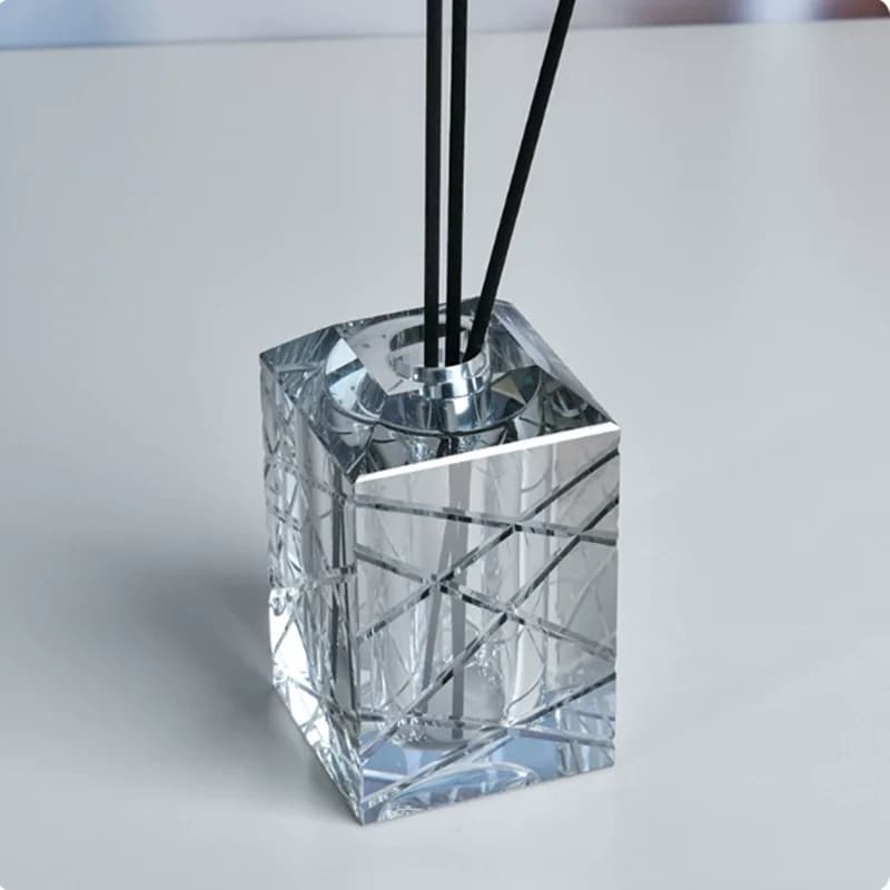 High-grade Crystal Aromatherapy Bottle Empty Bottle Home Room Essential Oil Aromatherapy Diffuser Bottle Office Fragrance Decor