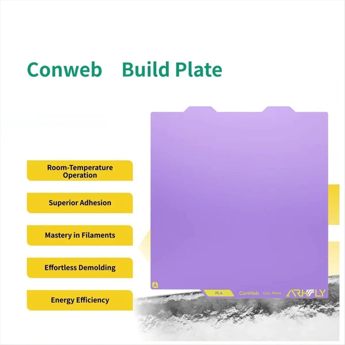AAAE Build Plate Cobweb Cool Plate Spring Steel Double-Sided Textured for Lab A1 MINI 3D Printer
