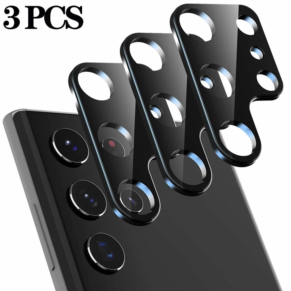 3PCS Camera Protector For Samsung Galaxy S26 S25 S24 S23 Ultra S22 S21 Plus Camera Lens Film Samsung S25 S24 FE Cameras Glass