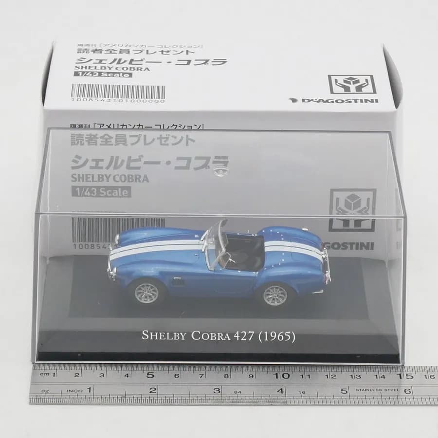 Diecast Ixo 1:43 Scale Shelby Cobra 427 1965 Convertible Alloy Car Model