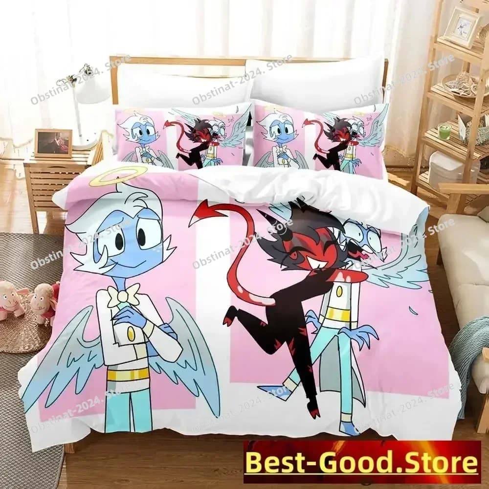 Set biancheria da letto Moxxie Boss Set biancheria da letto singolo singolo stampato con federa Copripiumino Letto singolo matrimoniale Queen Super King