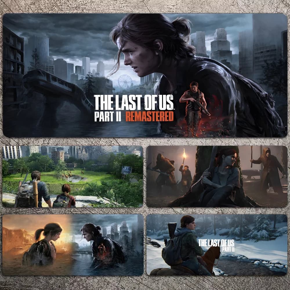 Game The L-Last Of US Mouse Mat Mouse Mat Laptop Game Accessories Mouse Mat Large Desk Mat Computer Keyboard Gamer
