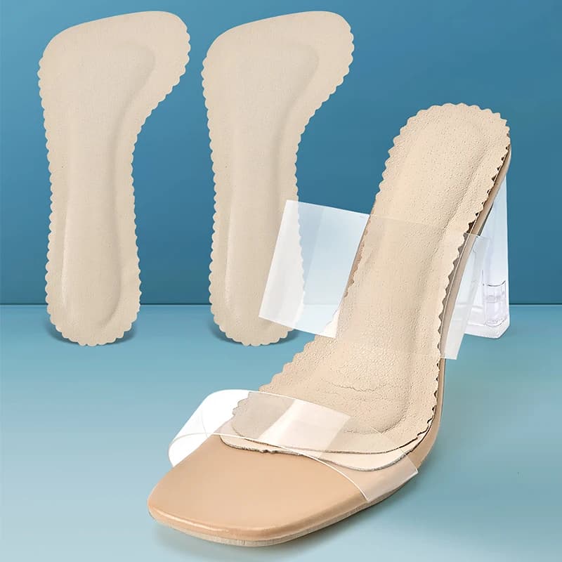 Scarpe da donna con tacco alto Solette Pasta antiscivolo Cuscino per setto Soletta Lavabile Comfort Sandali da massaggio traspiranti Cuscinetti per scarpe