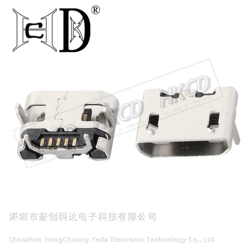 10 connettori Micro USB a 5 pin femmina, ricambi per la riparazione della porta di ricarica di telefoni e tablet Android