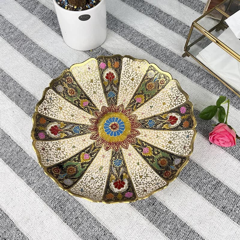 Painted fruit trays, candy trays,dried fruit plates,fruit and vegetable storage trays,seed snack desktop storage trays,wholesale