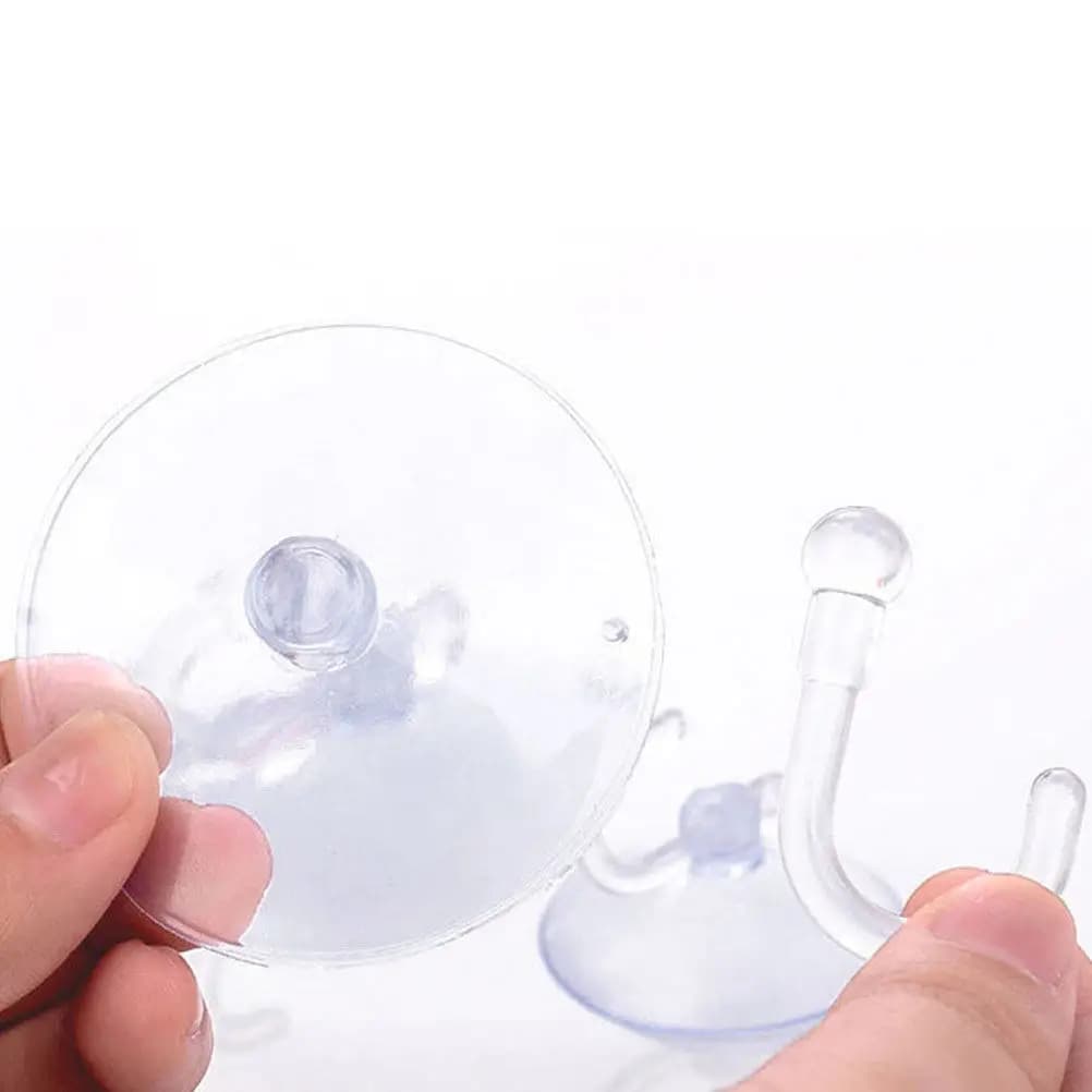 40 Pezzi Ganci a Ventosa Riutilizzabili, Ganci da Parete Resistenti per Bagno, Doccia, Cucina, Finestre, Specchi, Superfici Lisce, Senza Foratura
