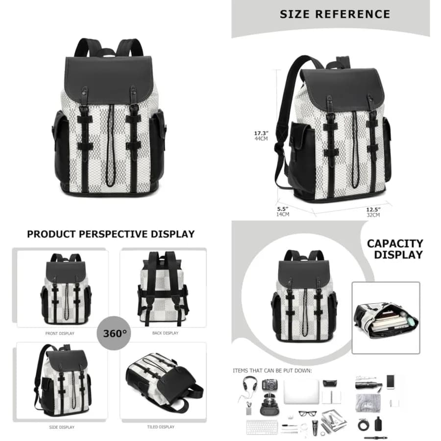 Laptop Backpack for Men Luxury Anti-Theft Travel Backpack Casual Business Waterproofing Computer Bag