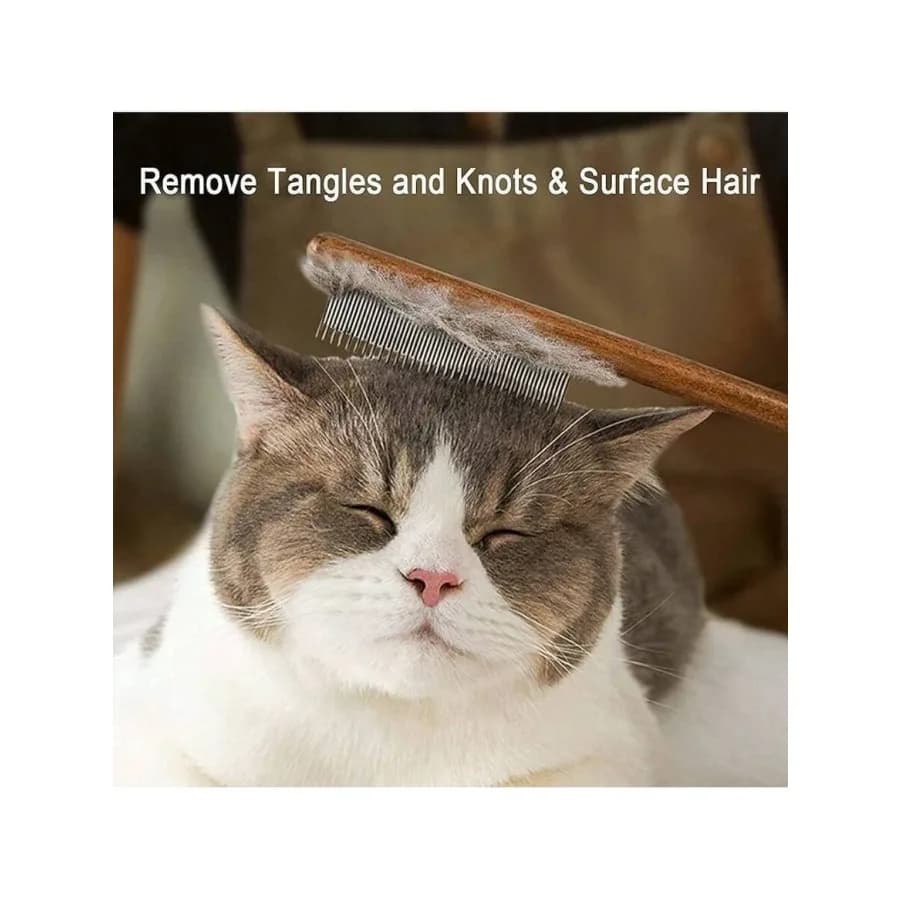 【New style】Local Shipping Solid Wood Pet Comb Grooming Tool For Cats, Dogs And Rabbits, Cat Comb, Dog Comb