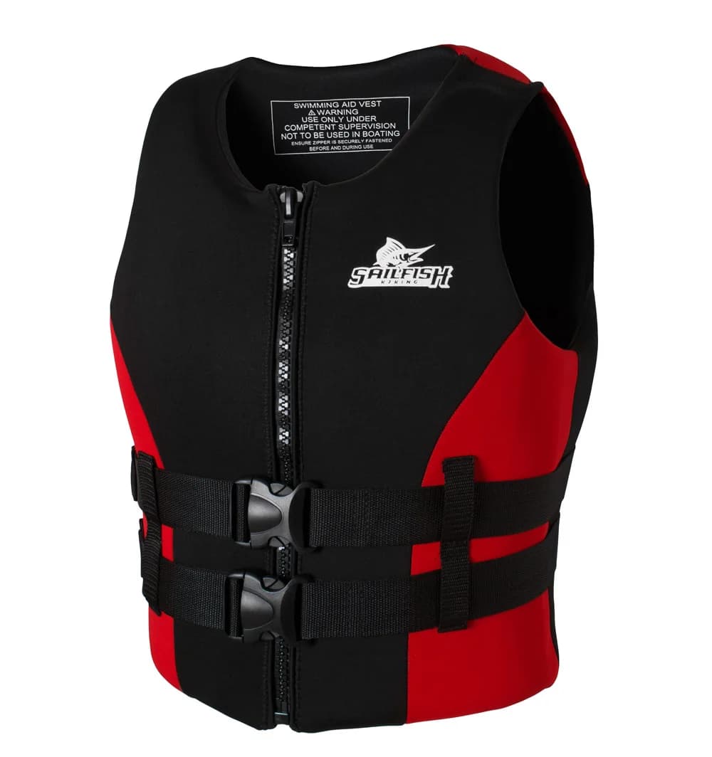 Neoprene Sport acquatici Surf Nuoto Pesca Jet Ski Dispositivo galleggiante di sicurezza Gilet di salvataggio per uomo adulto