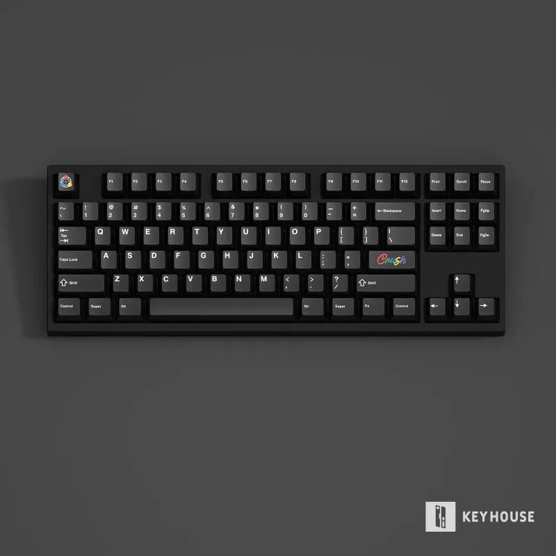 Copritasti a tema Crush originali 145 tasti 1,7 mm PBT Dye Cherry Profile Copritasti da gioco neri personalizzati per regalo tastiera meccanica