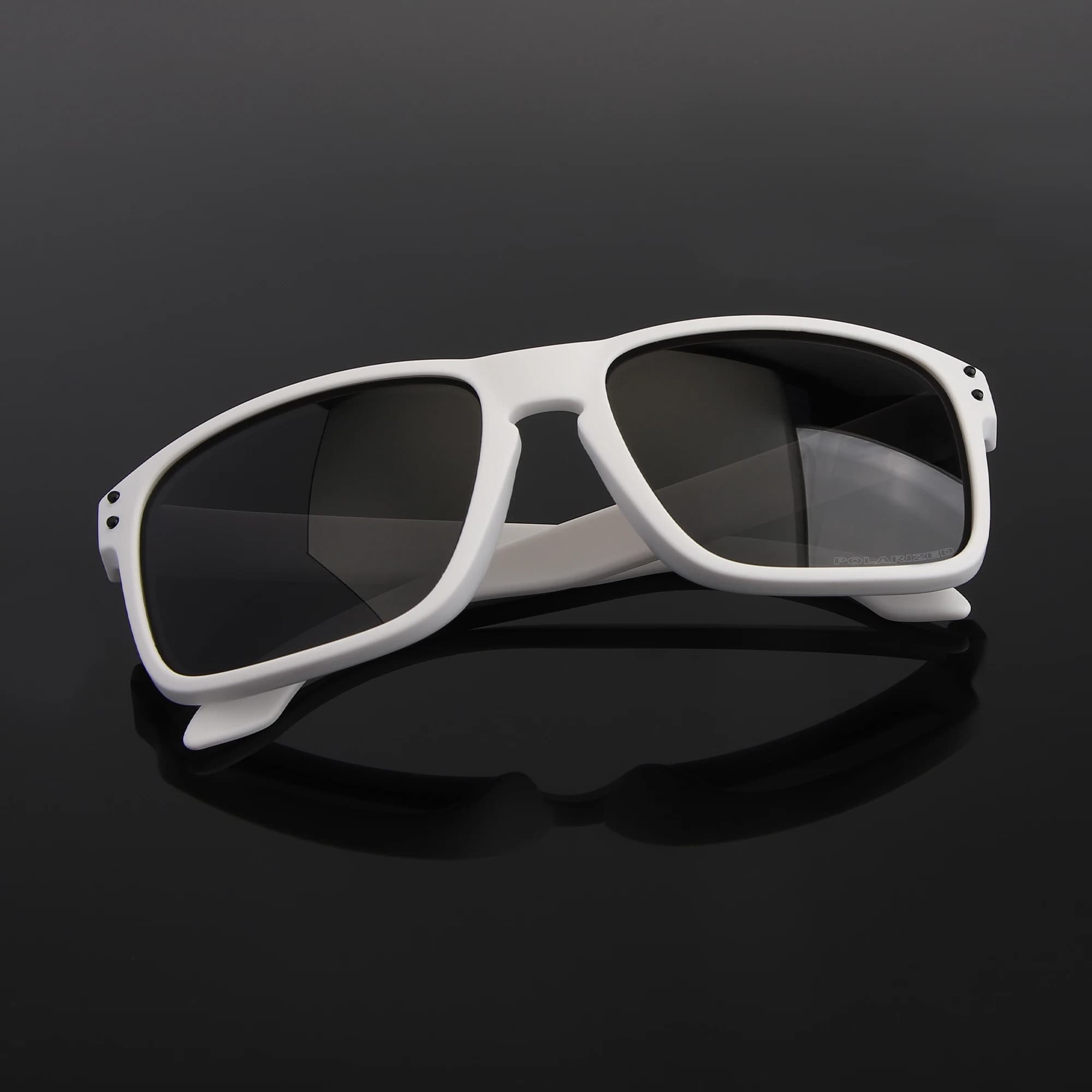 Occhiali da sole polarizzati HDTAC Guida Pesca Leggero montatura bianca Sport all'aria aperta Uomo Donna Occhiali da sole