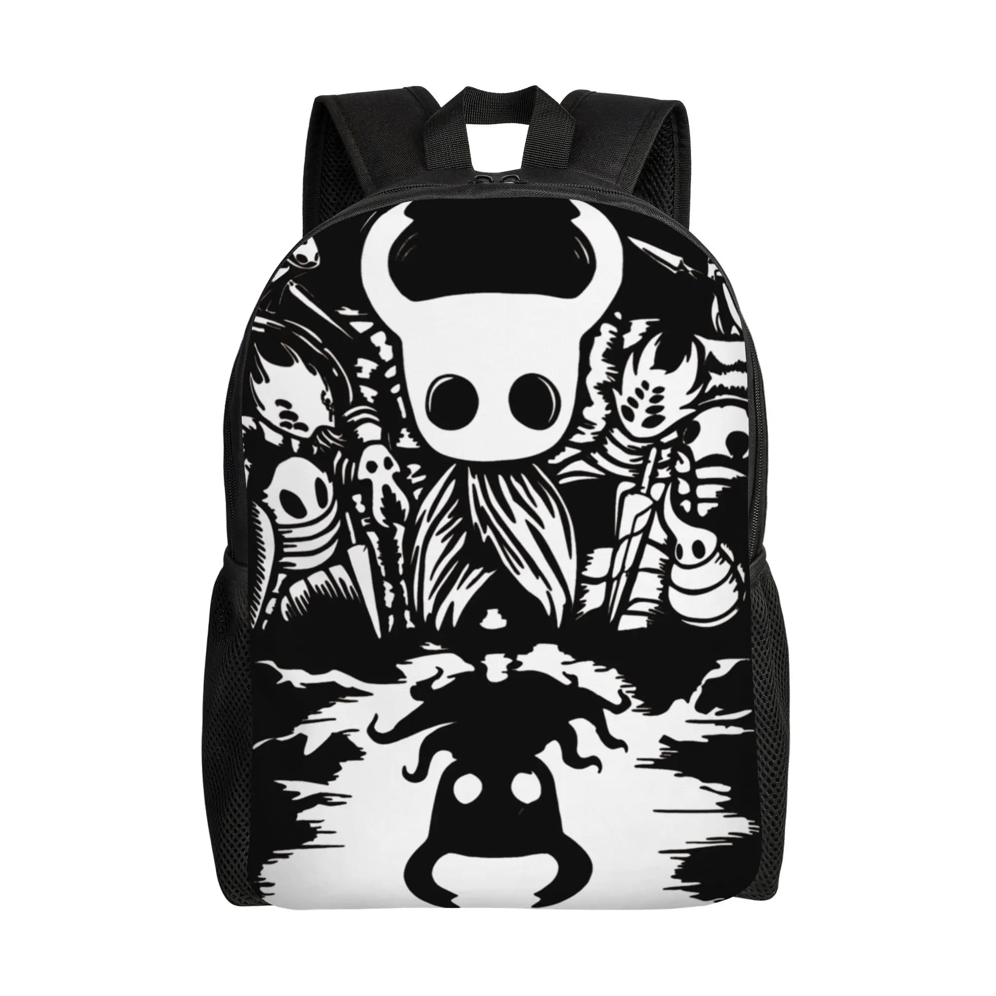 Hollow Knights Backpack Cool Backpacks Teen Daily Soft School Bags Custom Rucksack