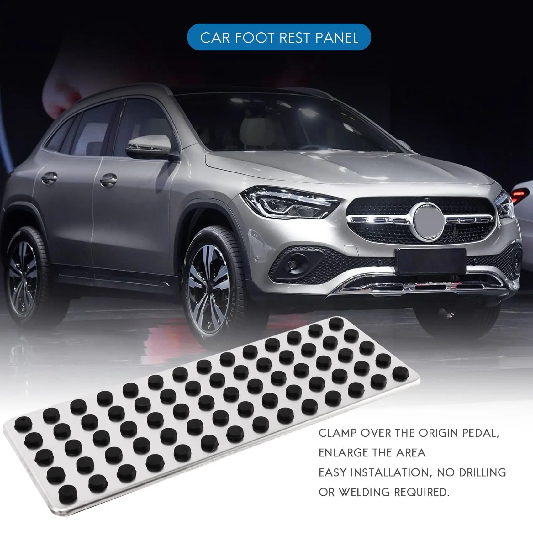 ABHY-Car Pedale Resto Pedale Pad Per Mercedes Benz AB GLA CLA GLB Classe W177 W247 X257 C118 X247 2019 2020