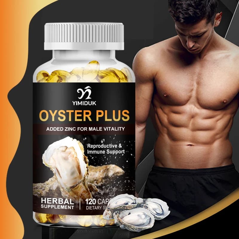 Zinc Plus Oyster Tablets Capsules, Supports Physical Endurance , Supports Nutrients Dietary Supplement