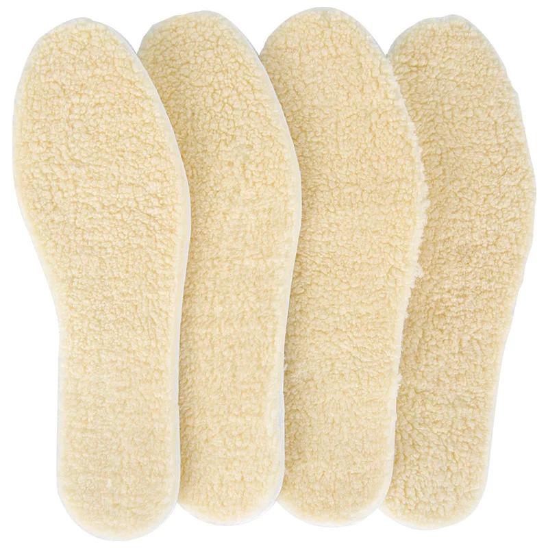 Solette calde regolabili con pile e pelle di agnello ispessita Comode solette in cashmere e cotone Stivali da neve