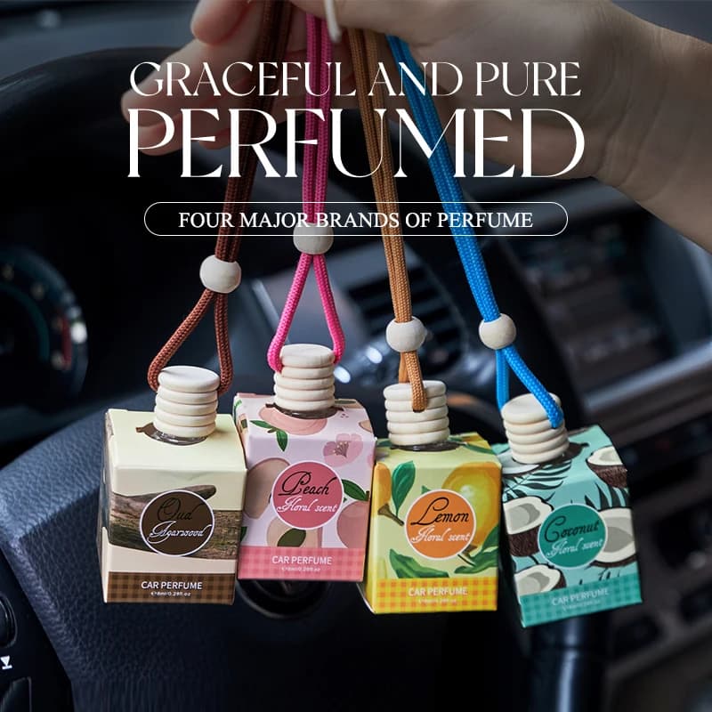 Car fragrance with fresh fruit: lasting fragrance, woody and fruity fragrance, suitable for the car, smell without smell, without alcohol