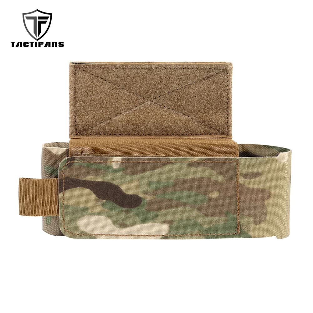 Porta laccio emostatico tattico EMT Trauma Shear Forbice Hanger Ago Organizer Storage MED Kit Tasca con patta laterale Campo di caccia