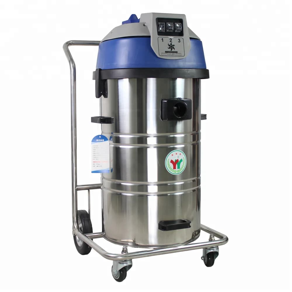 Aspirapolvere Industriale Wet & Dry da 3000W, 80L, per Autolavaggi