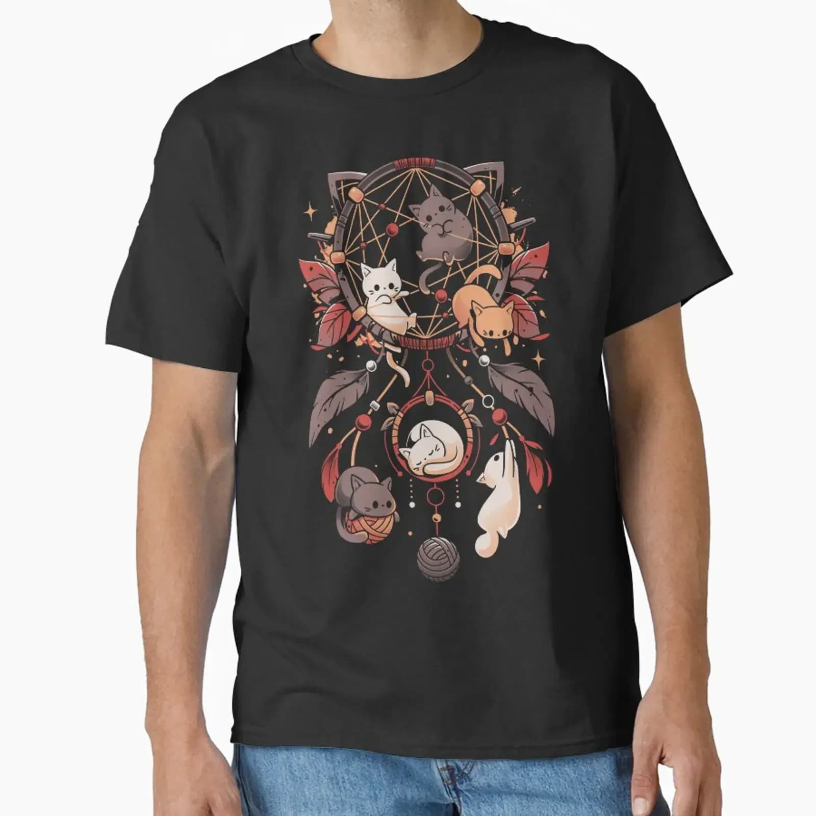 Cat Catcher Kittens Dream Classic T Shirt vintage Washed Comfortable fashion homme graphic Versatile Soft Breathable Stylish
