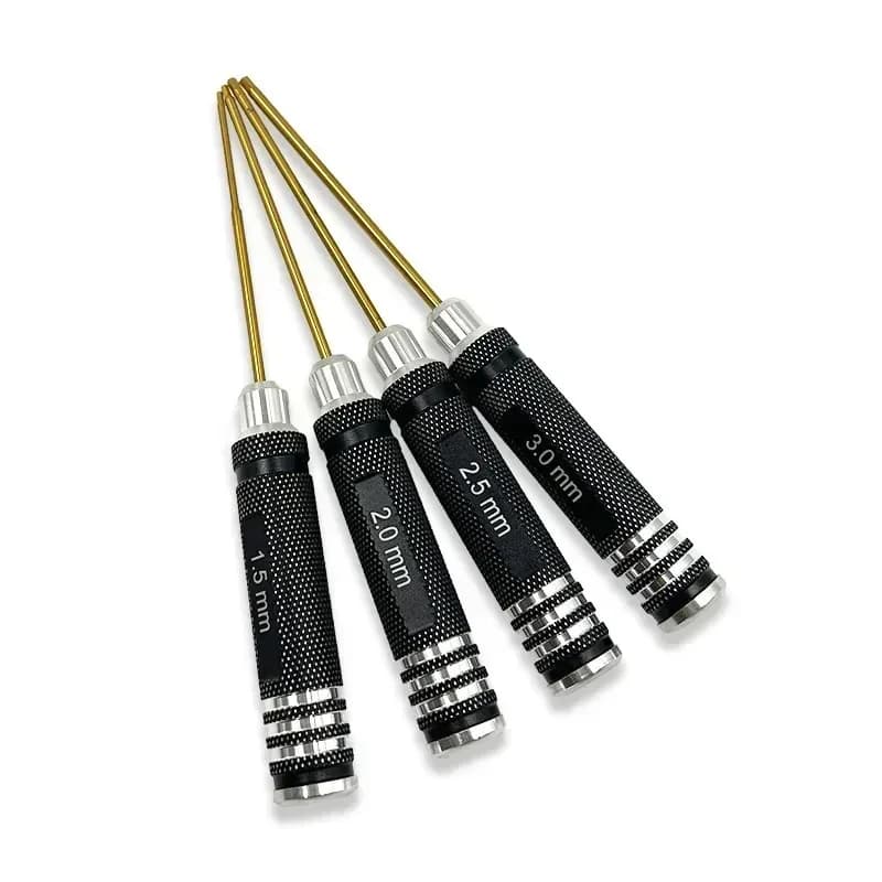 Cacciaviti esagonali Allen da 0,9-4 mm, chiavi esagonali da 0,9/1,5/2,0/2,5/3 mm per la riparazione di modelli di elicotteri RC, droni e aeromobili