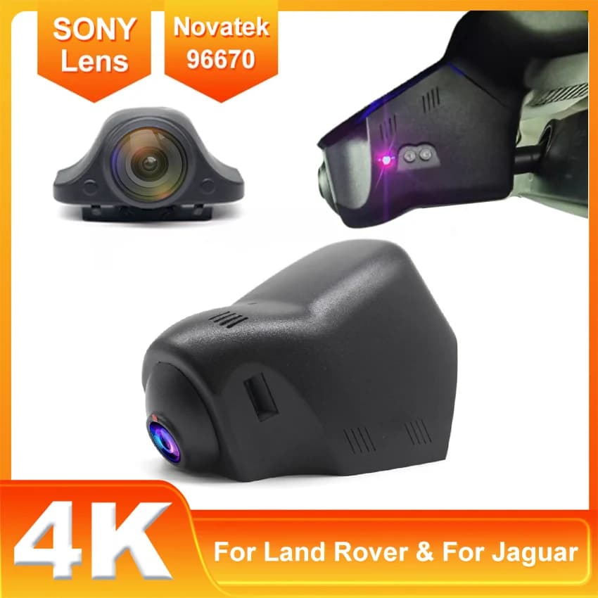 New! Plug and play Car DVR WiFi Camera Dash Cam 4K For Land Rover Discovery 5 Discovery Sport 2017-2021 OEM Style Dashcam