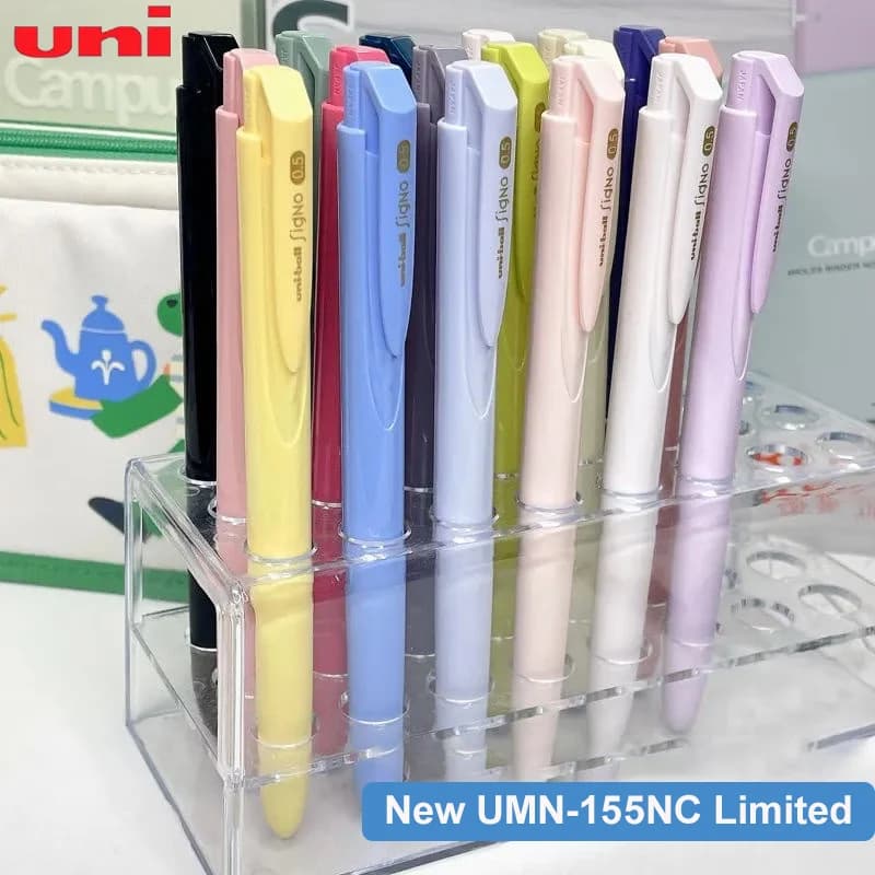 Nuova penna gel Uni Smooth 0,5 mm SIGNO Pennino basso smorzante Barile di colore estivo Penna giapponese ad asciugatura rapida Riutilizzabile Materiale scolastico per ufficio