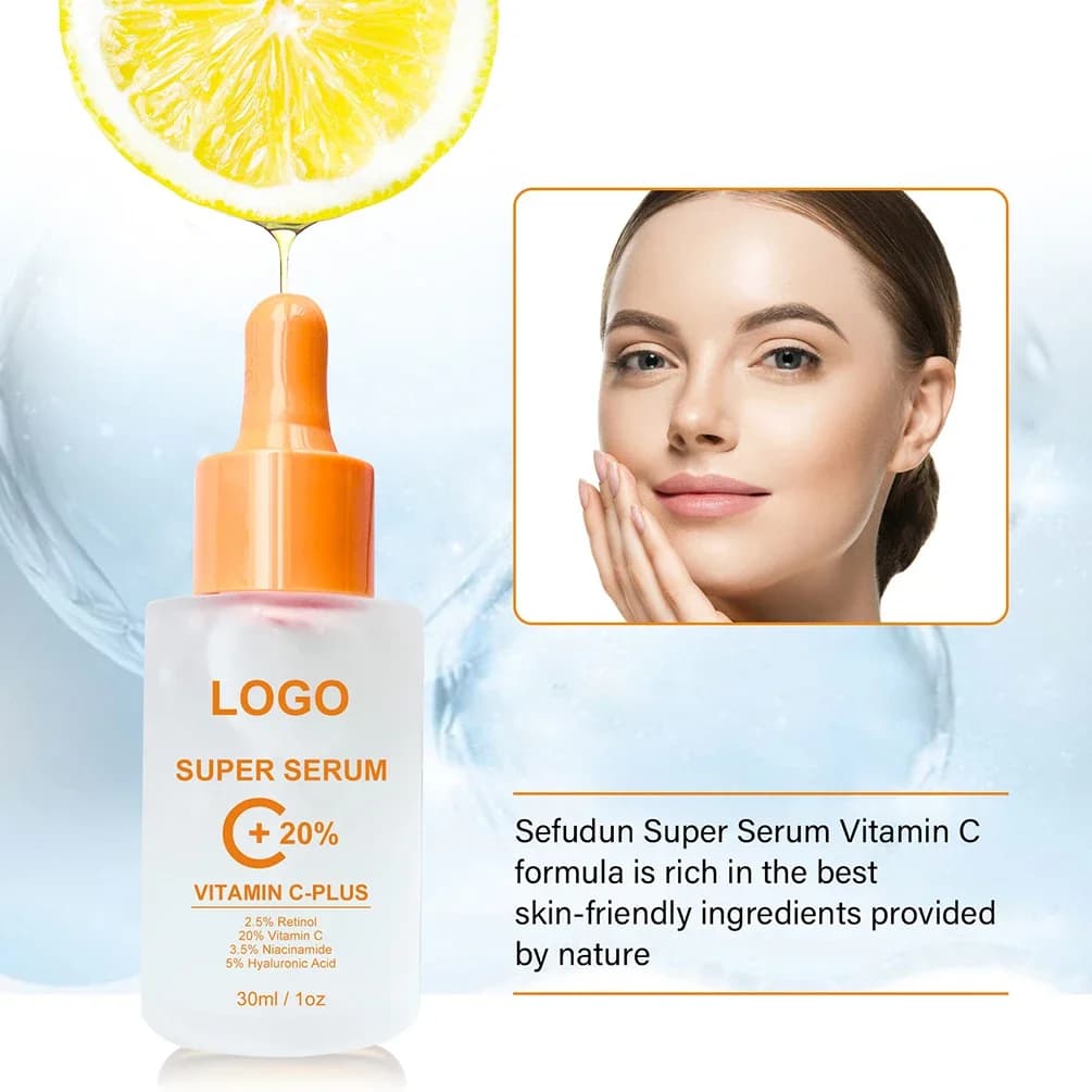 30 ml Private Label Essence Personal Disposable Vitamin C Serum VC Razor Delicate Face Makeup on Skin Care of Face Antiwrinkles