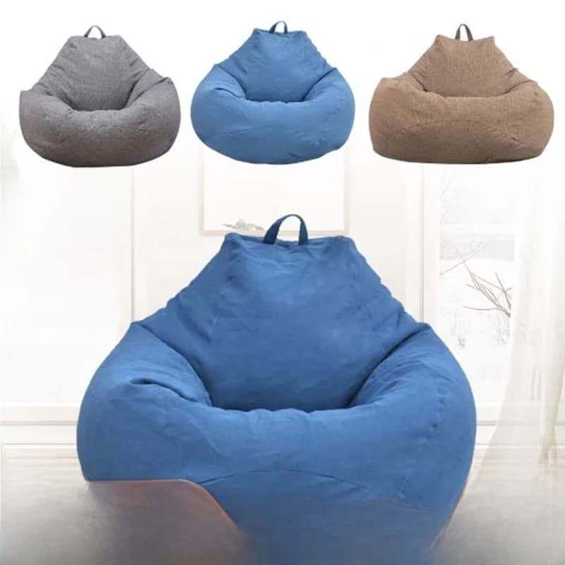 Waterdrop Lazy Sofa Cover No Filling Cloth Cover Tatami Single Person Sofa Jacket Bean Bag Home Dust Protection Cover