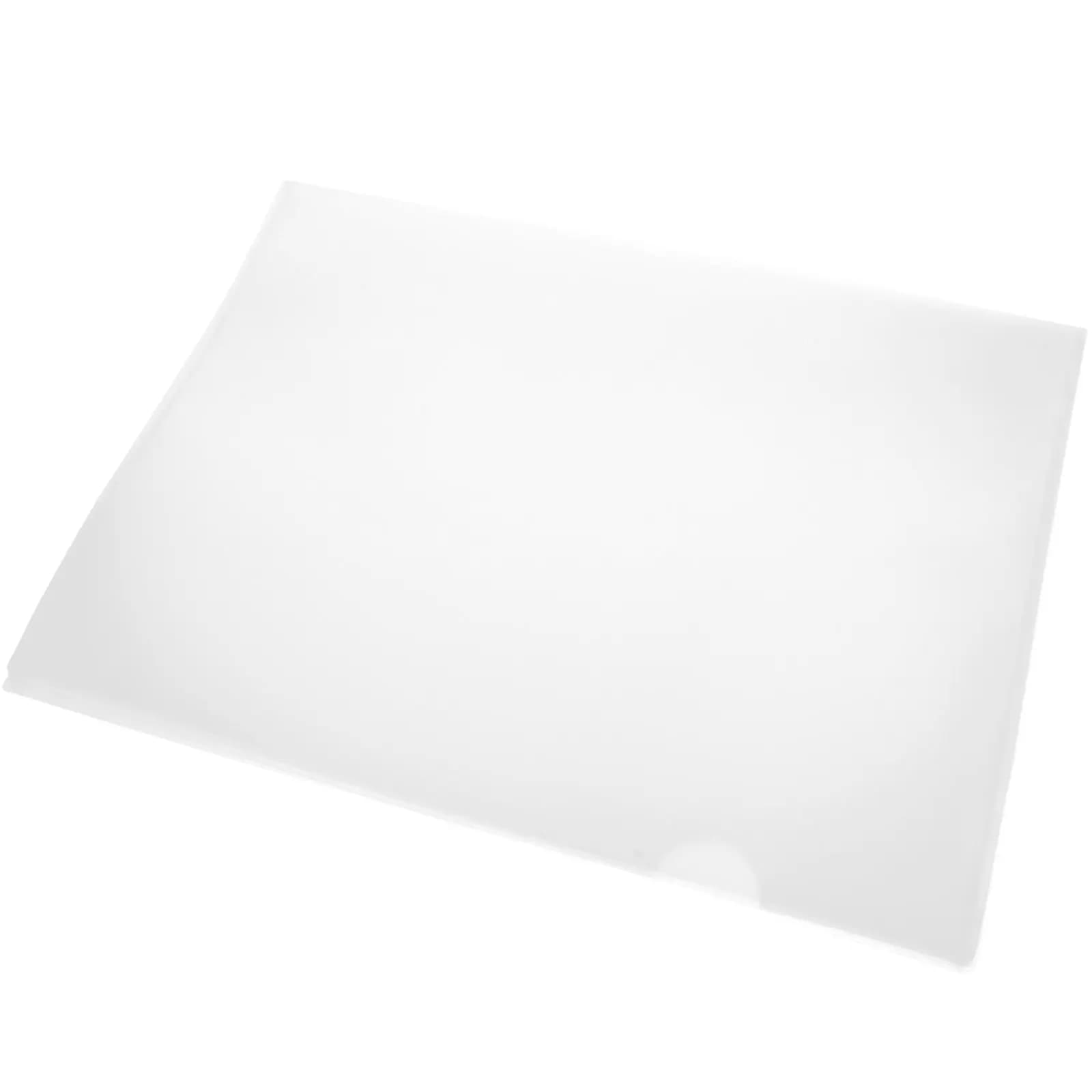 10Pcs Transparent A4 Document Folder Set Premium Plastic File Containers for Papers Files Receipts Storage Office Student Travel