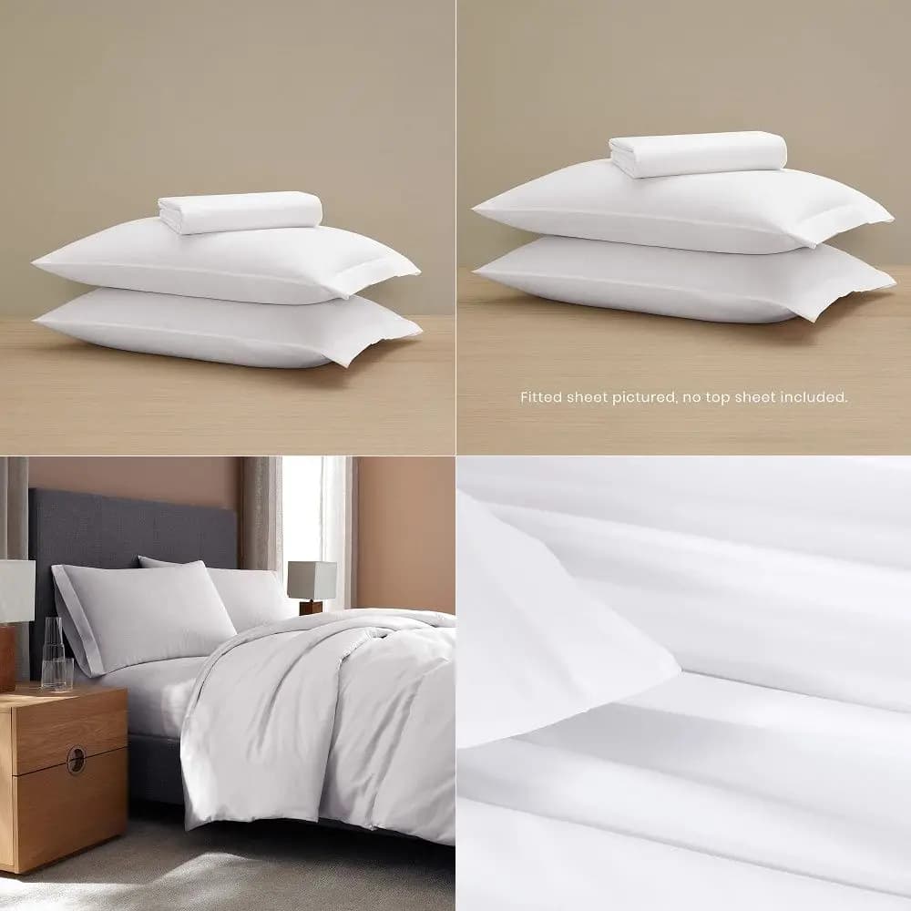 Sateen Duvet Cover Luxury AllWhite Duvet Cover Soft, Silky and Lustrous 100 LongStaple Cotton King