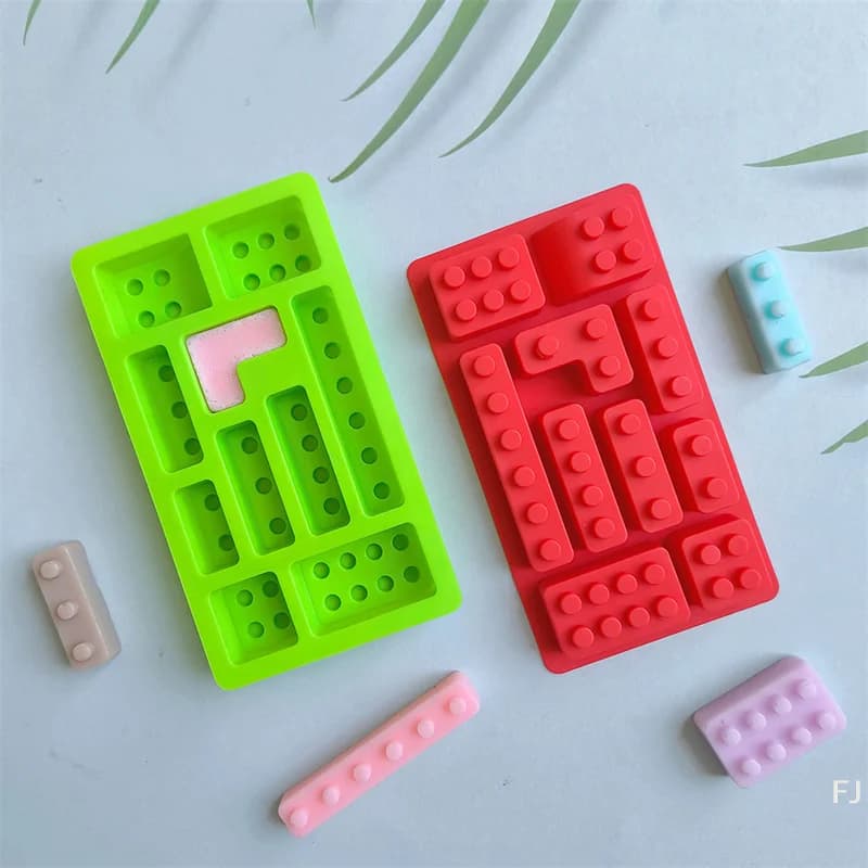 Stampo in silicone a 10 cubetti per ghiaccio, stampo creativo per torte, stampo fai da te per caramelle, biscotti e cioccolato
