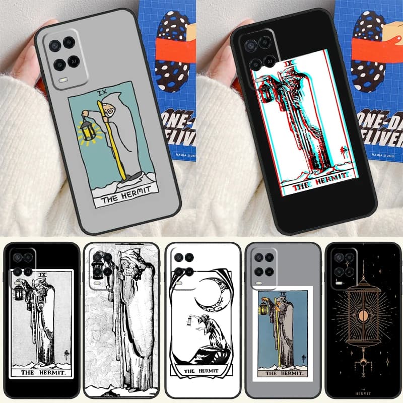 Il Tarocchi Eremita Per Oppo A18 A38 A78 A98 A96 A58 A17 A77 A80 A40 A60 A16 A76 A74 A94 A54 A15 A57S Cassa Del Telefono