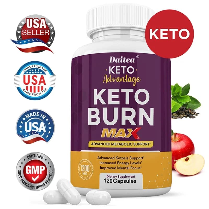 Keto capsules for weight loss fat-metabolism burning, healthy weight management, appetite suppression, energy, muscle mass